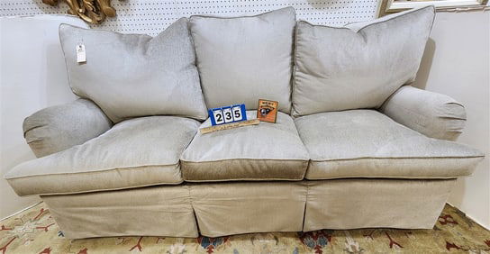 Uphols. Sofa 38" H X 7' L X 22" D