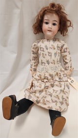 Vintage German Bisque Head Doll AM 10 390 w/Jointed Composite Body 29"