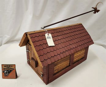 Folk Art Barn Mail Bx 13" H X 14" W X 22" L