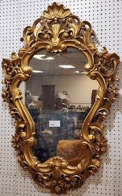 Giltwood Framed Mirror 4' X 30"