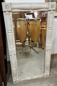 Ptd. Pine Framed Bevelled Mirror 46 1/2" X 24 1/2"