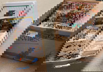 2 Bx's Cards -  Baseball, Football, Basketball + American Girl