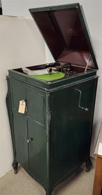 Vintage Victor Cabinet Victrolla 48" H X 22 1/2" W X 23 1/2" D