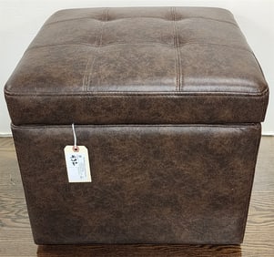 Tuffet w/Lift Seat Storage 18" H X 20" Sq.