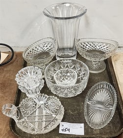 Tray Cut & Pressed Glass