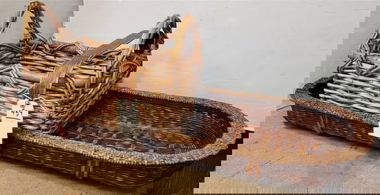 Lot 2 Baskets - 9" H X 35 1/2" L X 12" D + 12" H X 17" L X 10" D