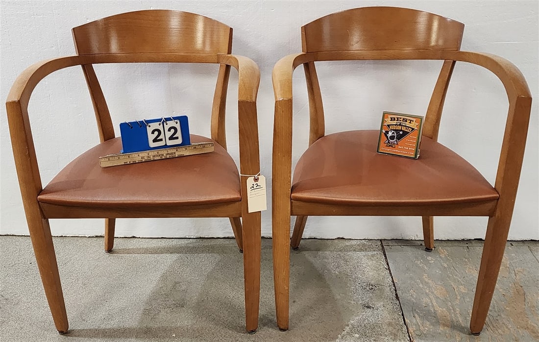 Pr. Lowenstein Gargnas Arm Chairs 30 1/2" H X 23 1/2" W X 17 1/2" D (1 of 3)