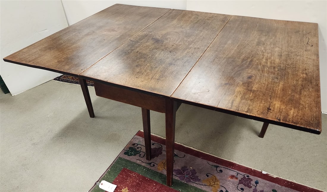 Period Hepplewhite Mahogany Drop Leaf Table 29" H X 4' W X 64" L Open, 20" L Closed (1 of 4)