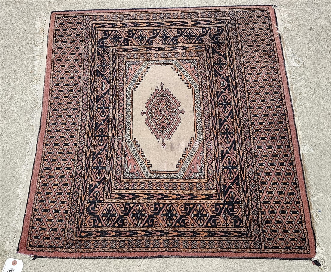 Afgan Taimani Rug 36 1/2" X 35 1/2" (1 of 2)