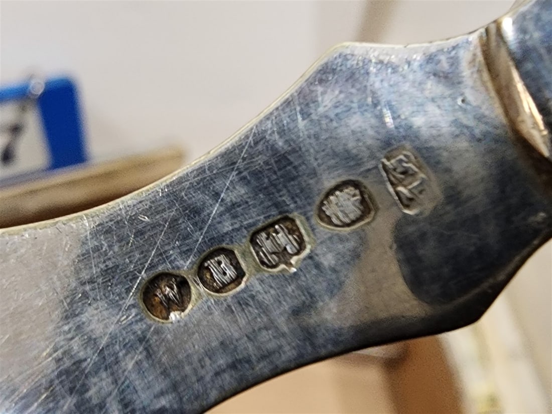 Tray 19th C Bone Handled Silverplate Serving Pcs. - 6