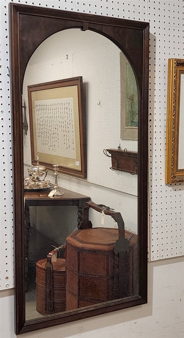 Walnut Framed Mirror 45" X 22 1/2" (1 of 3)