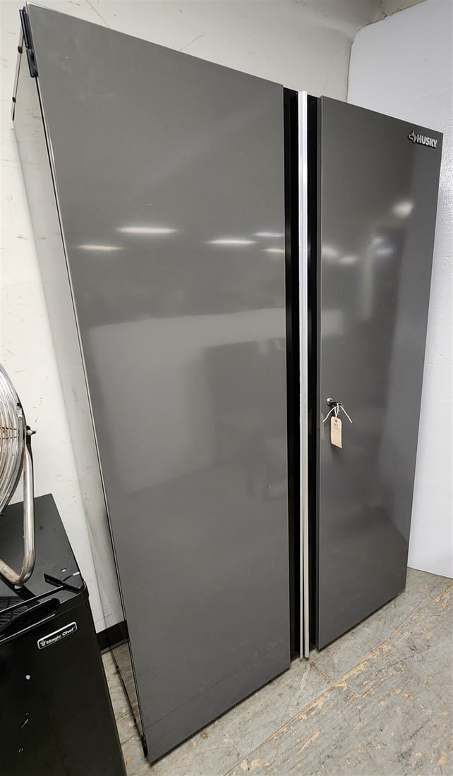 Huskey 2 Door Steel Garage Storage Cabinet 73" H X 48" W X 19" D (1 of 3)