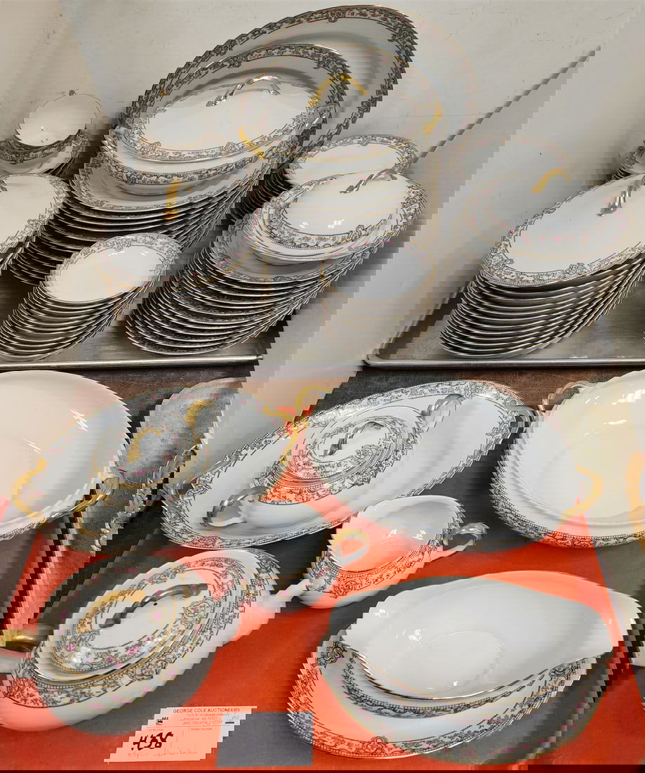 Tray 84 Pc. Noritaki "Portland" Dinner Service (1 of 2)