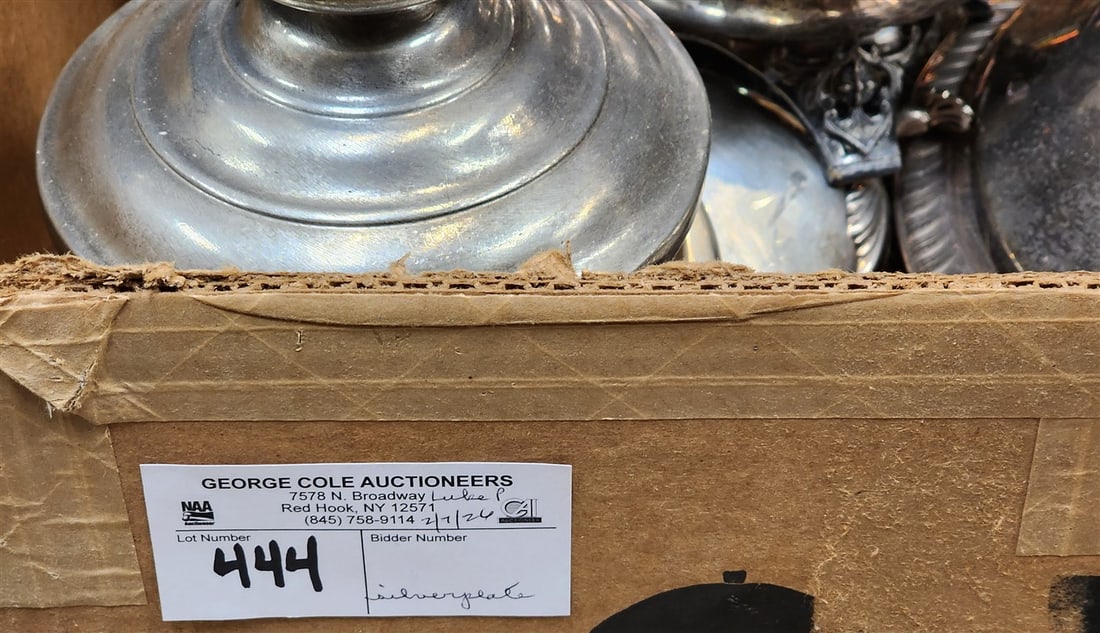 Bx Silverplate Serving Pcs. - 5