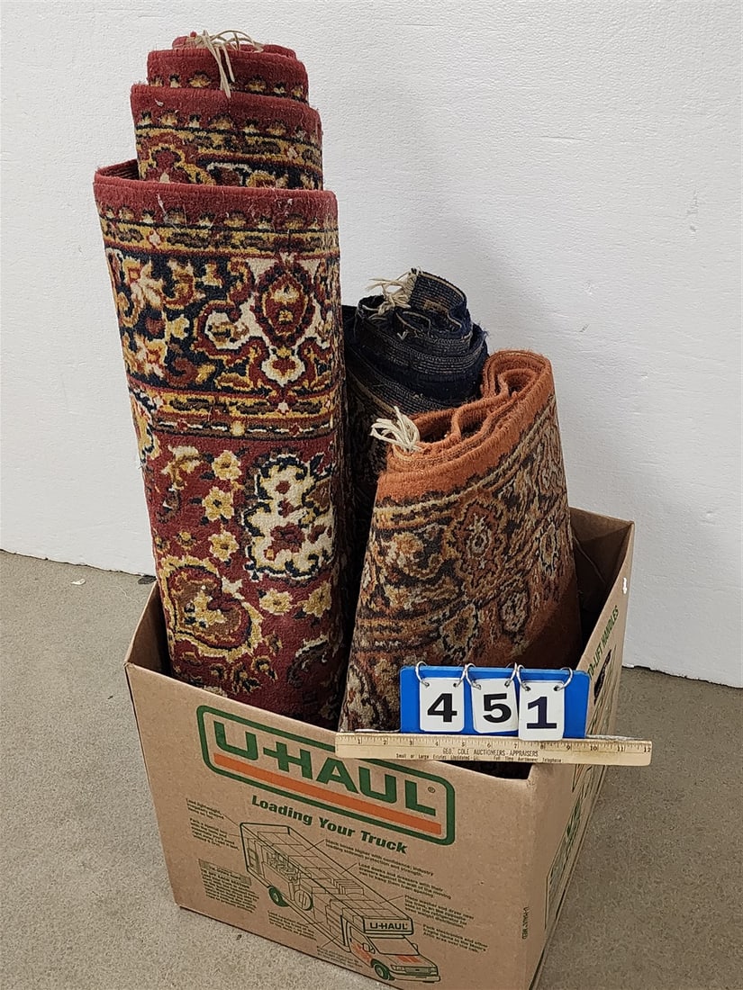 Bx 3 Machine Made Rugs - 2- 4'1" X 6', 5'7" X 7'9" (1 of 8)