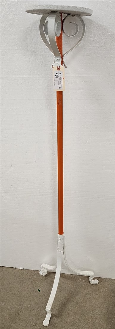 Wrought Fern Stand 57 3/4" H X 10" Diam.: Wrought Fern Stand 57 3/4" H X 10" Diam.