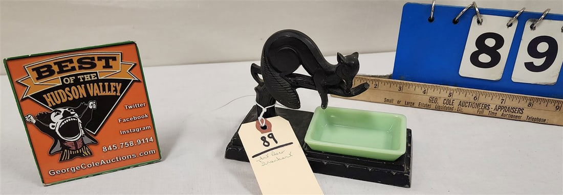 Art Deco Frankart Figural Ashtray 4 1/2" H X 6 1/2" W X 3" D (1 of 4)