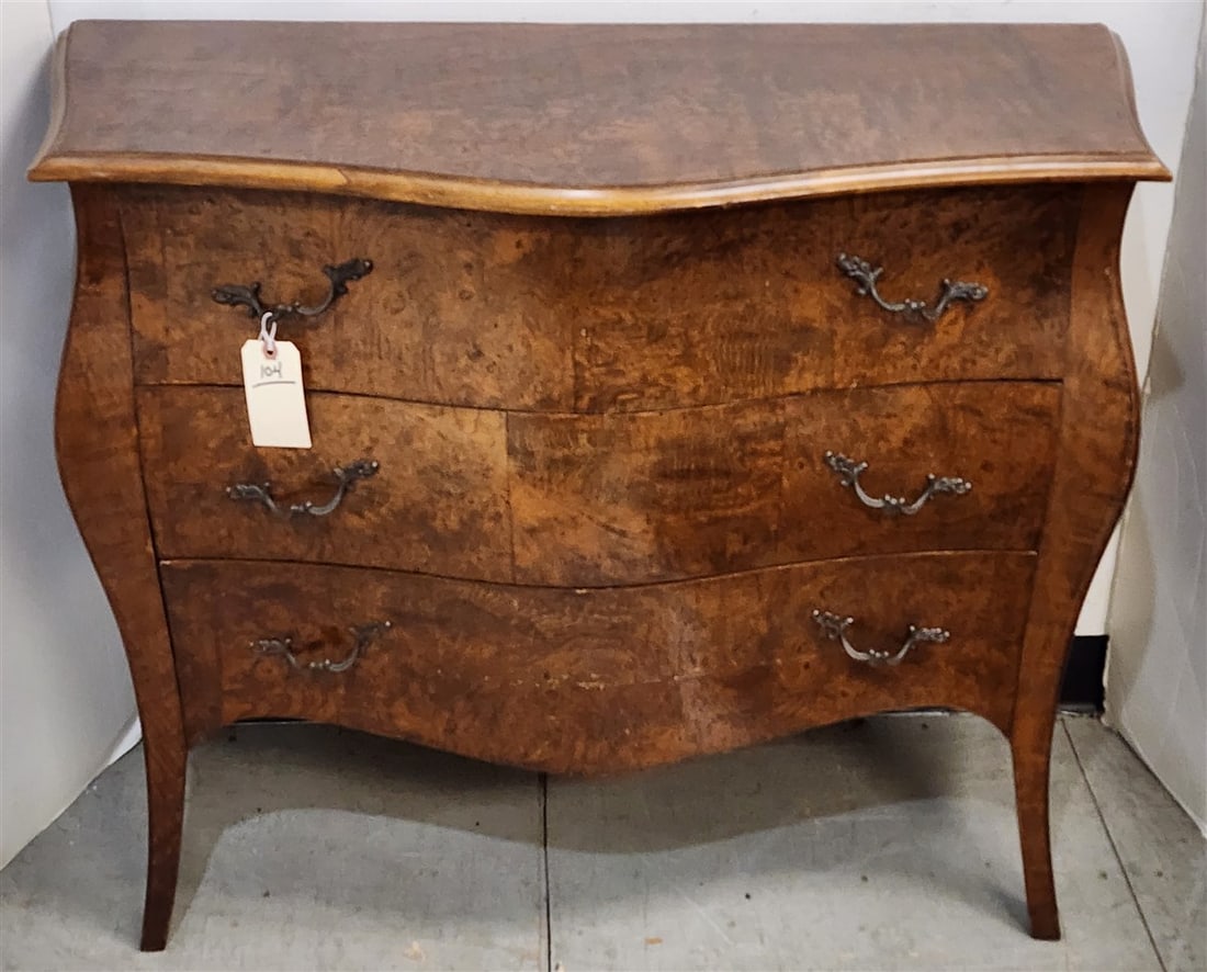 3 Drawer Bombay Chest 32" H X 39" W X 17" D (1 of 4)