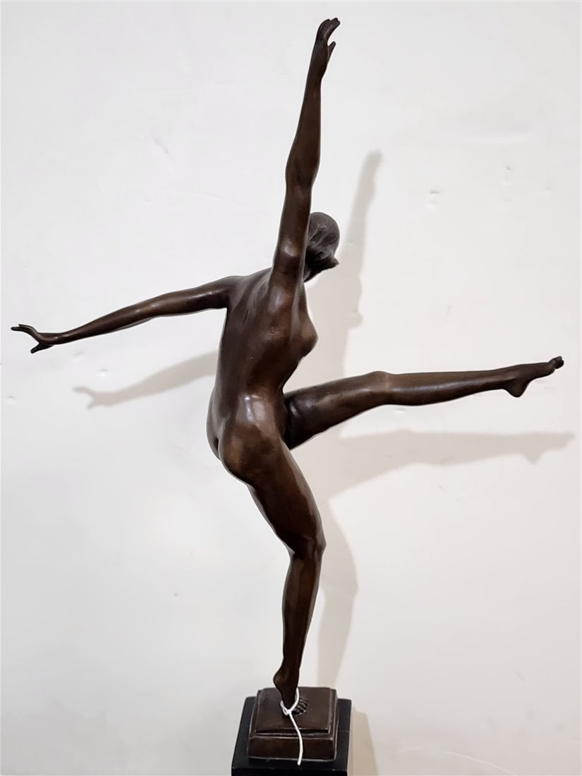 Bronze Deco Dancer After D. Chiparus 24" H - 5