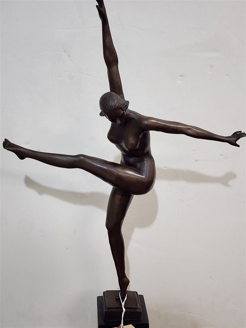 Bronze Deco Dancer After D. Chiparus 24" H - 6