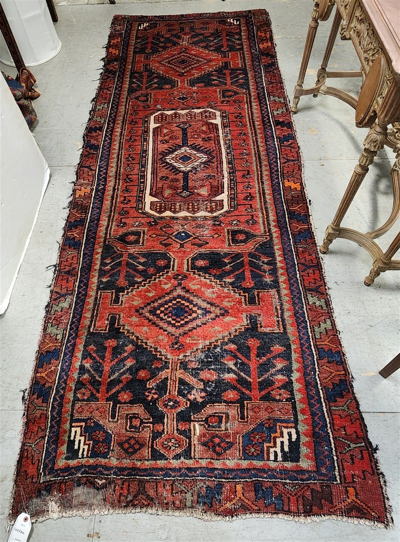 Hamadan Runner 3'7 1/2" X 10'2" (1 of 2)