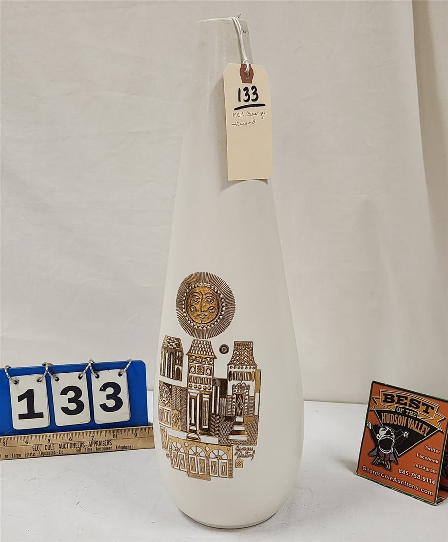 MCM Georges Briard Vase By Hyalyn Pottery Co. 18 1/2" (1 of 5)