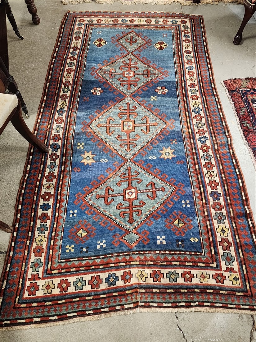 Kazak Rug 4' X 7'8" (1 of 2)