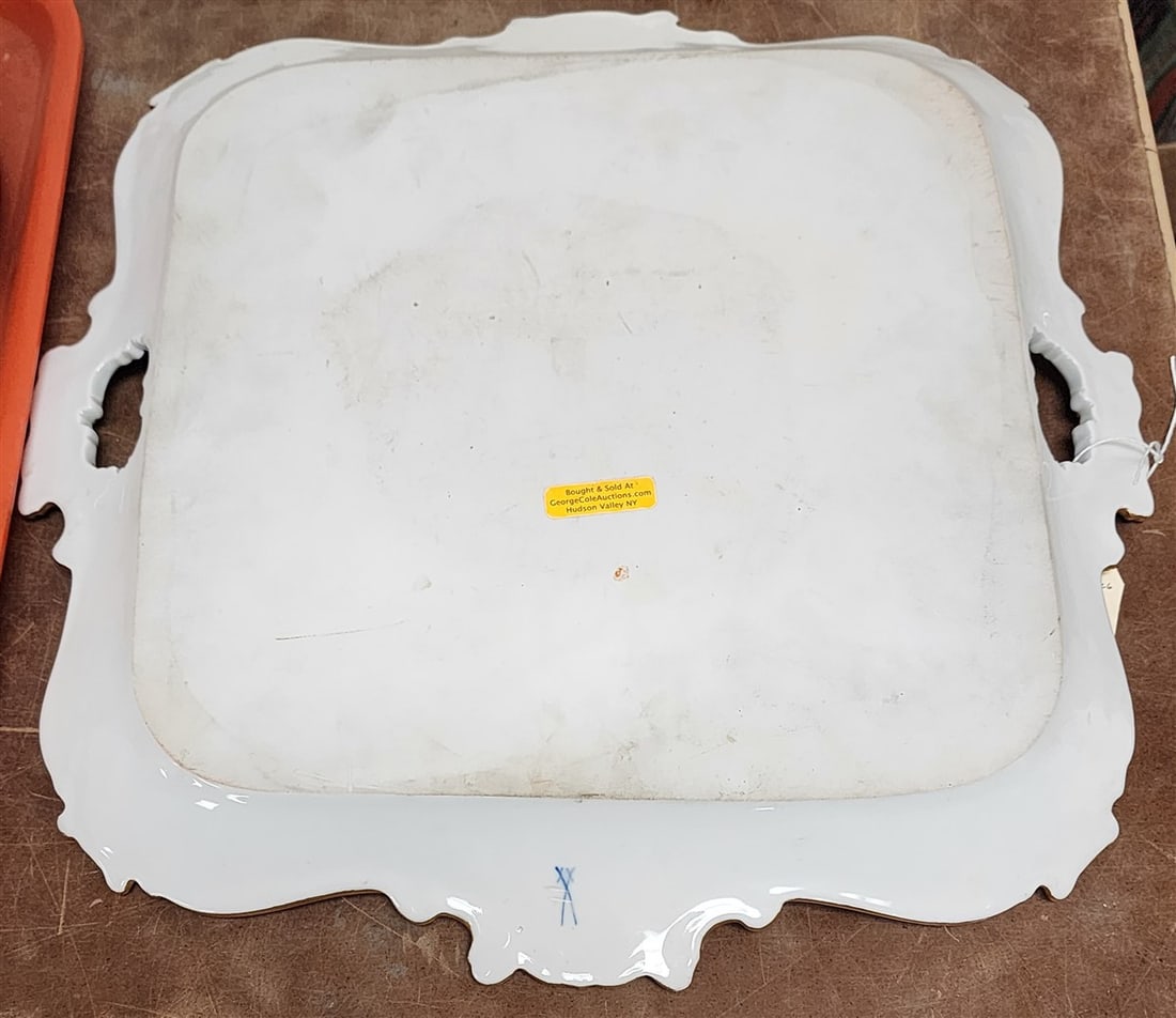 Meissen 16" Sq. Serving Platter - 2