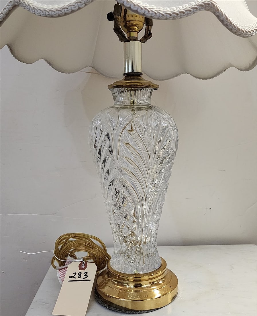 Crystal Table Lamp 27" H - 3