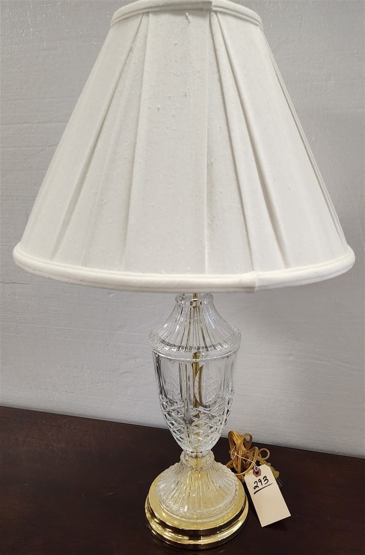 Crystal Table Lamp 27" H (1 of 2)