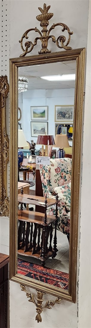 Gilt Framed Mirror 59" X 14 1/2" (1 of 1)