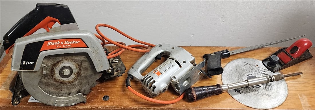 Lot Power Tools - Black & Decker Circular Saw, Jigsaw. Etc. (1 of 5)