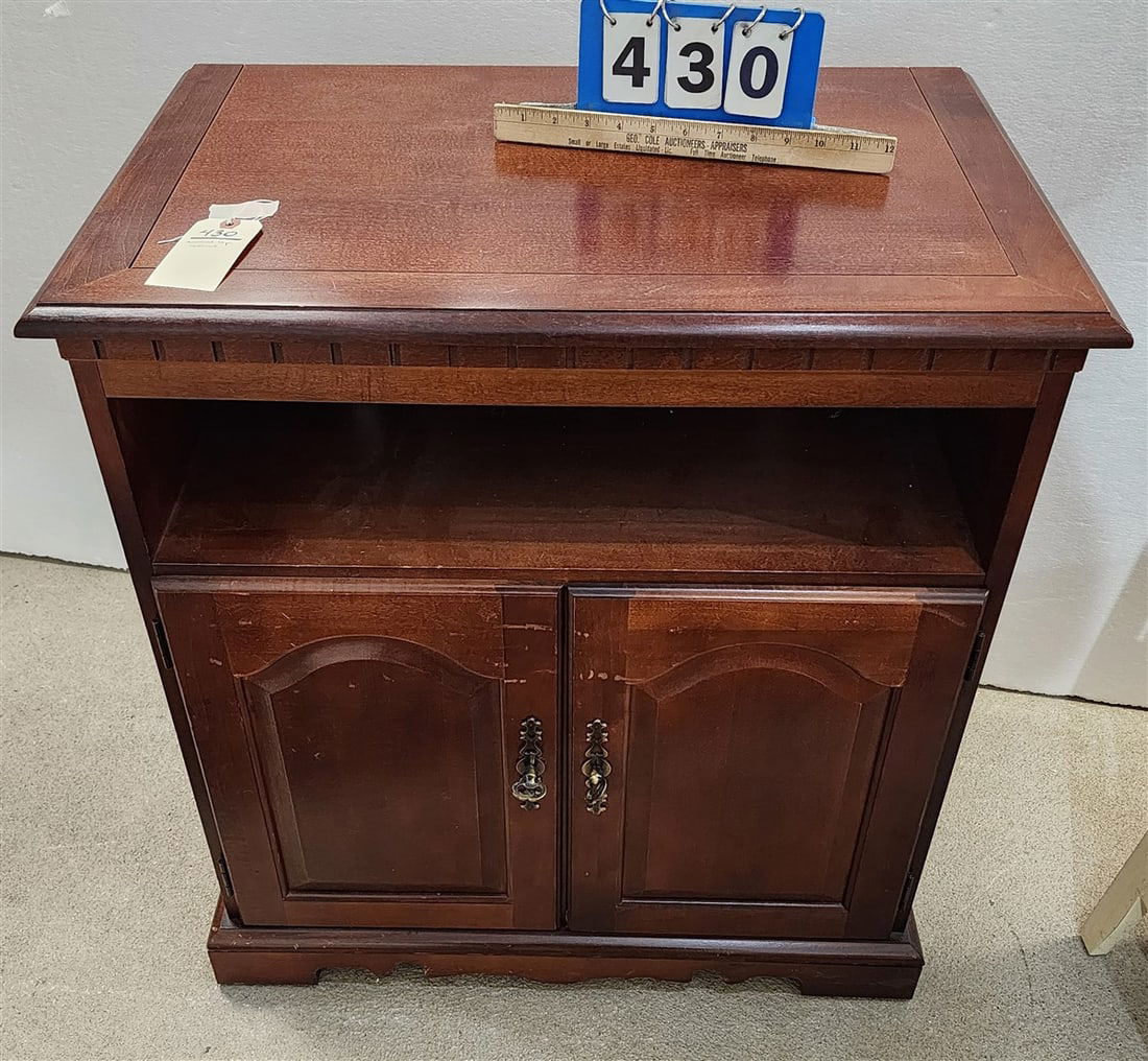 Swivel Top TV Entertainment Cabinet 31" H X 28" W X 17" D (1 of 5)