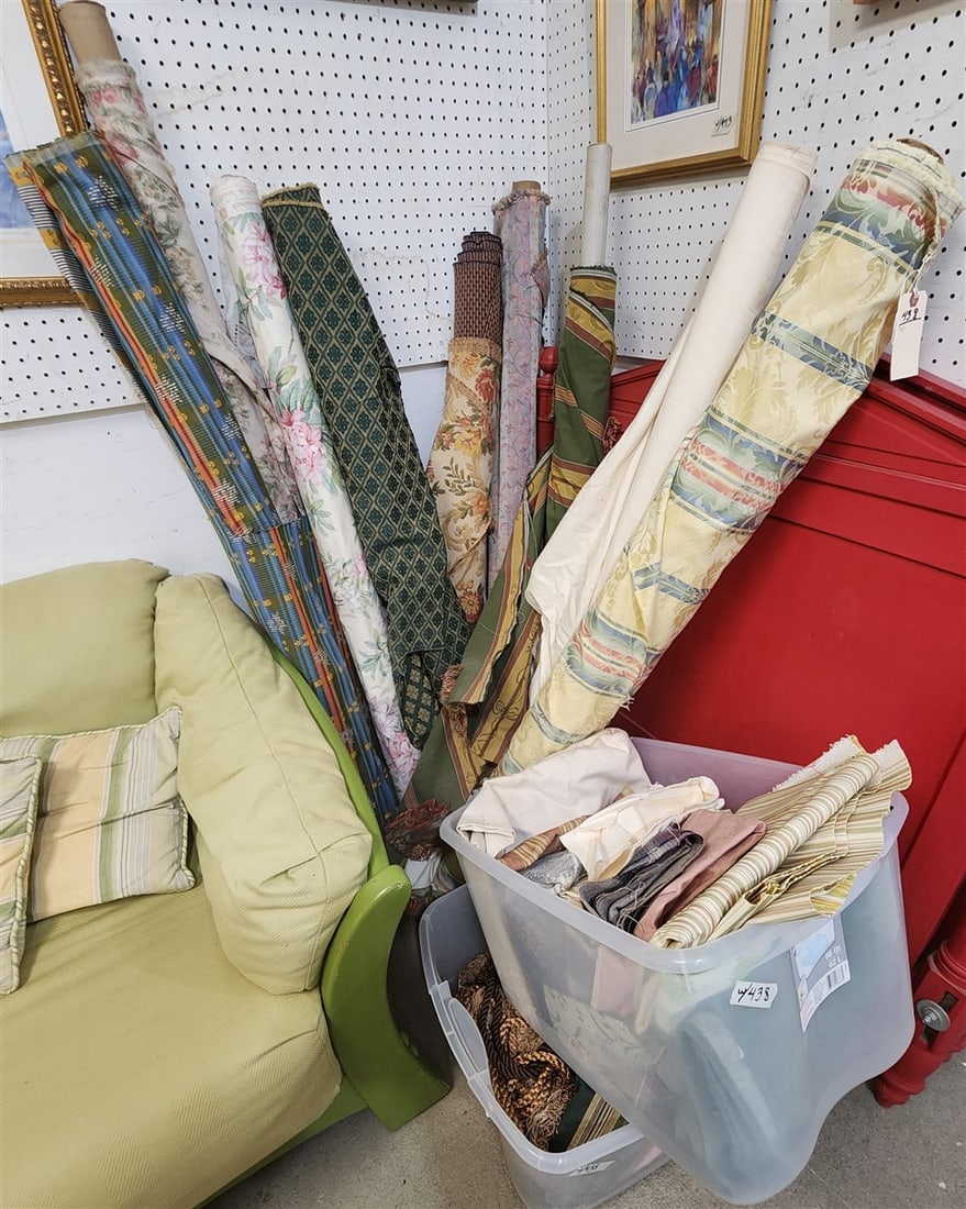 9 Bolts Fabric + 2 Tubs Fabric: 9 Bolts Fabric + 2 Tubs Fabric