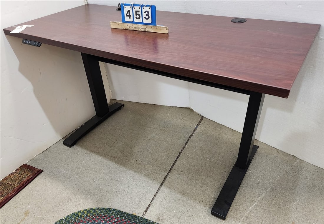 Laing Innotech Electric Adjustable Standing Desk 30" H (Base Height) X 54" W X 24" D: Laing Innotech Electric Adjustable Standing Desk 30" H (Base Height) X 54" W X 24" D