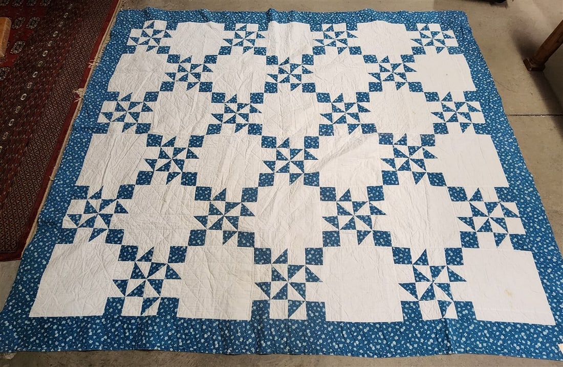 Quilt 6'6" X 7"' (From The Livingston Estate, Teviotdale) (1 of 3)