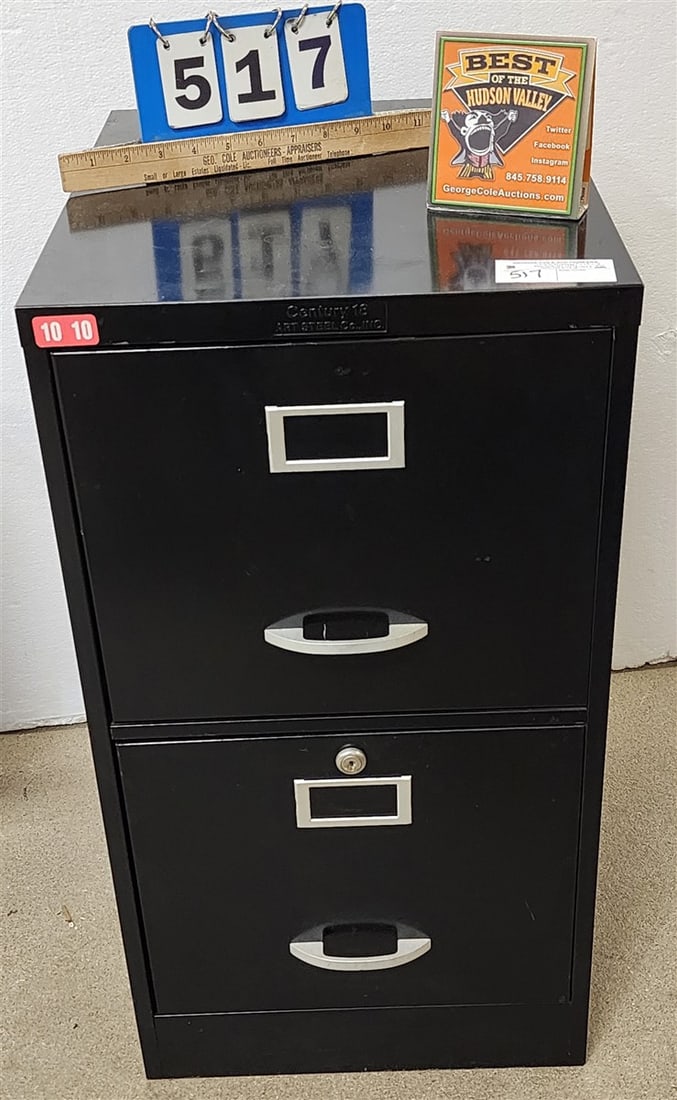 2 Drawer Metal File Cabinet 28" H X 15" W X 18" D (1 of 2)