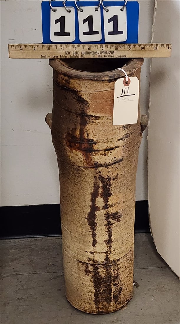 Pottery Vase 24" H X 7 1/2" D - 2