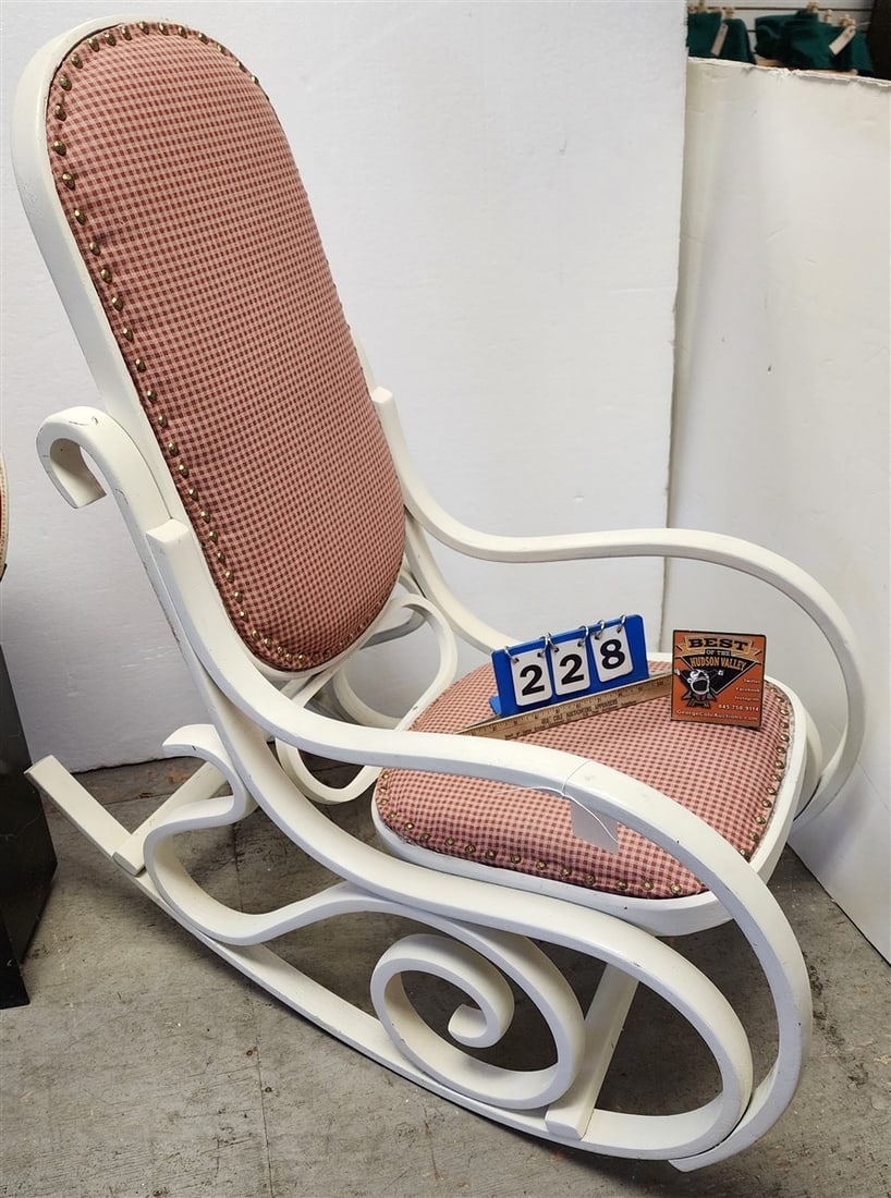 Bentwood Rocker 38 1/2" H X 20 1/2" W X 18" D (1 of 3)