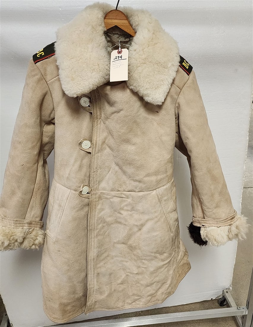 Soviet Military Bekesha Sheepskin Coat (1 of 6)