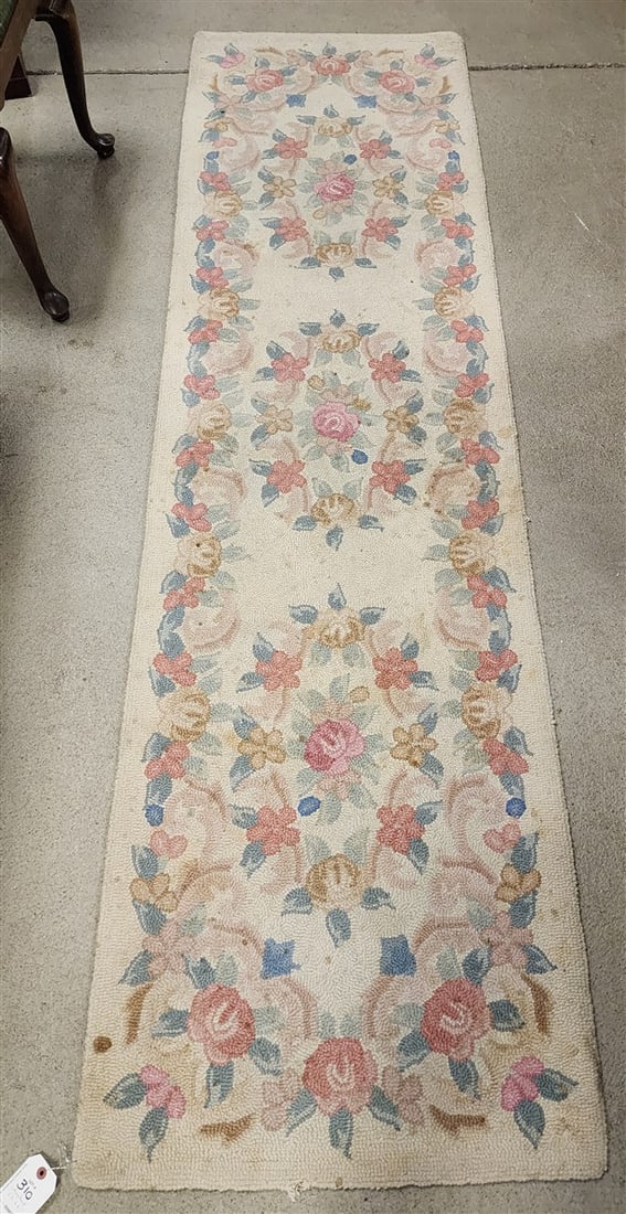 Hooked Rug 2'6" X 8'1" (1 of 2)