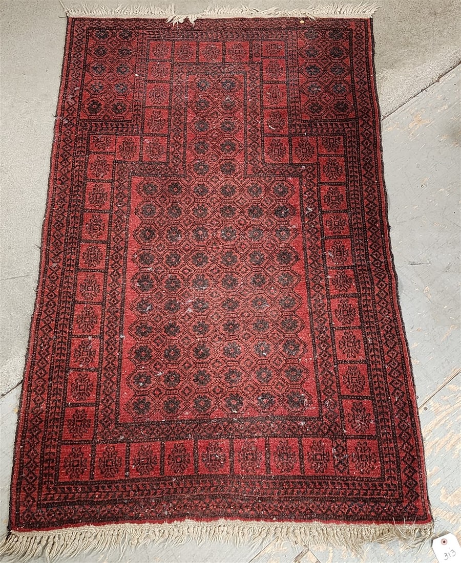 Afghan Rug 3' X 4'9" (1 of 4)