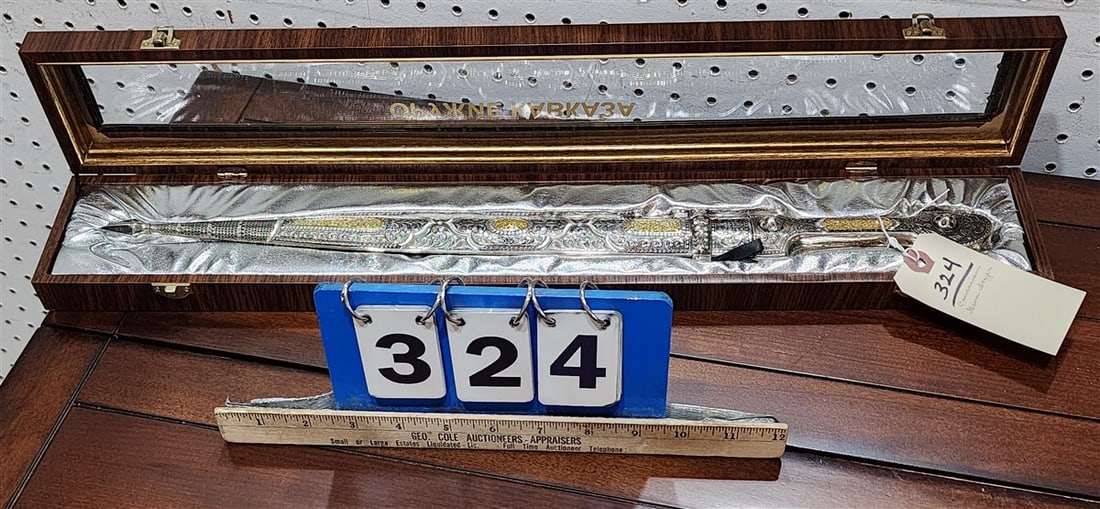 Caucasian Gama Dagger 20 3/4" In Case (1 of 5)