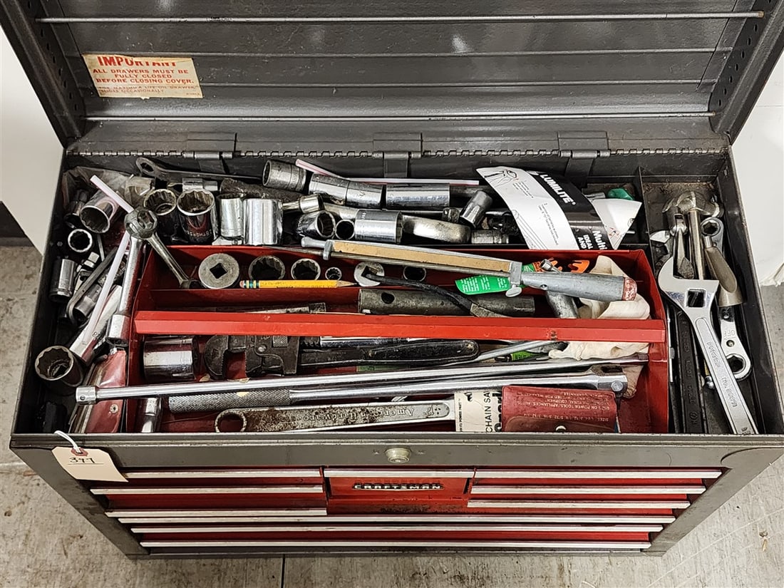 Craftsman Tool Bx w/Tools - 2