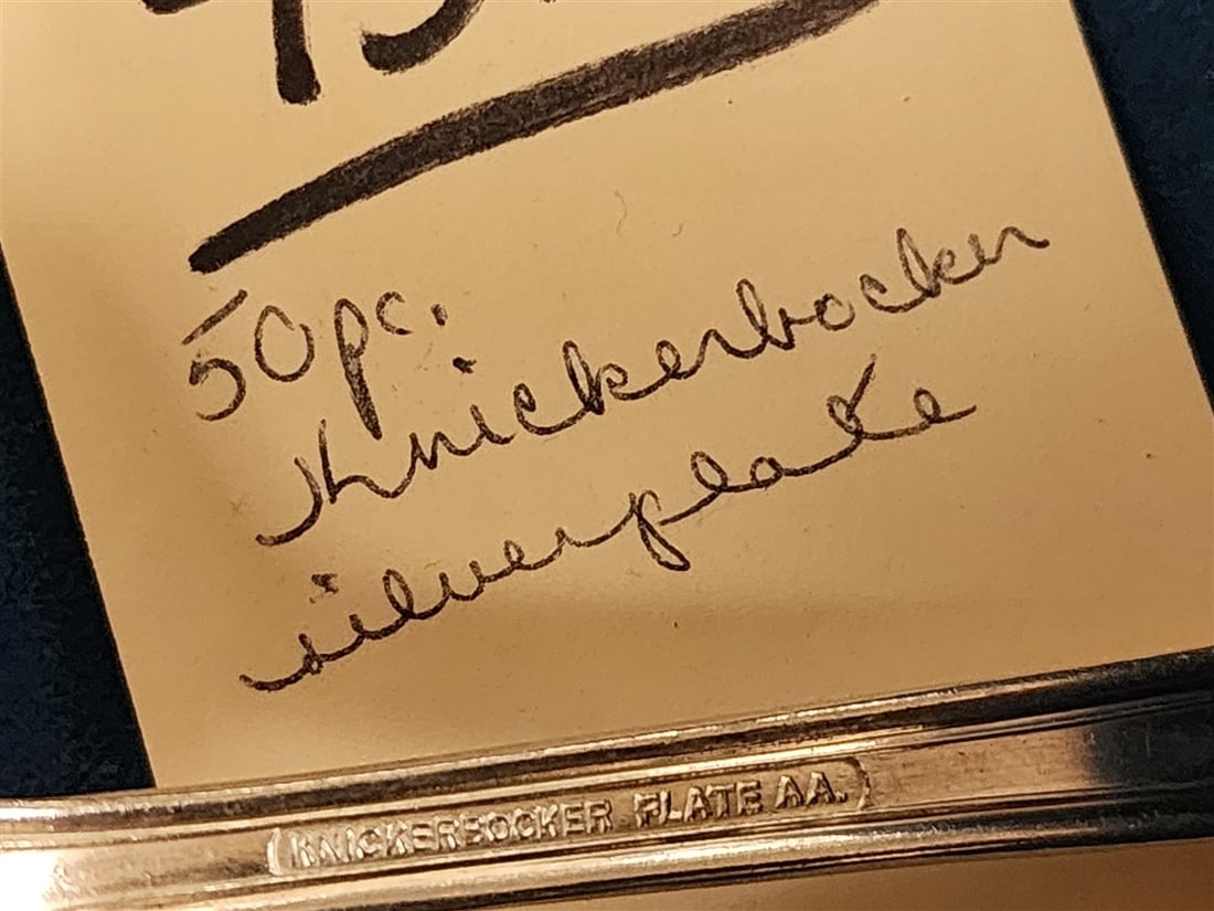 50 Pc. Knickerbocker Silverplate Flatware Service - 2