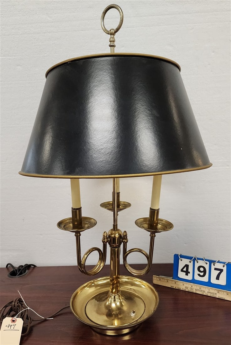 Brass 3 Light Table Lamp 29" (1 of 3)