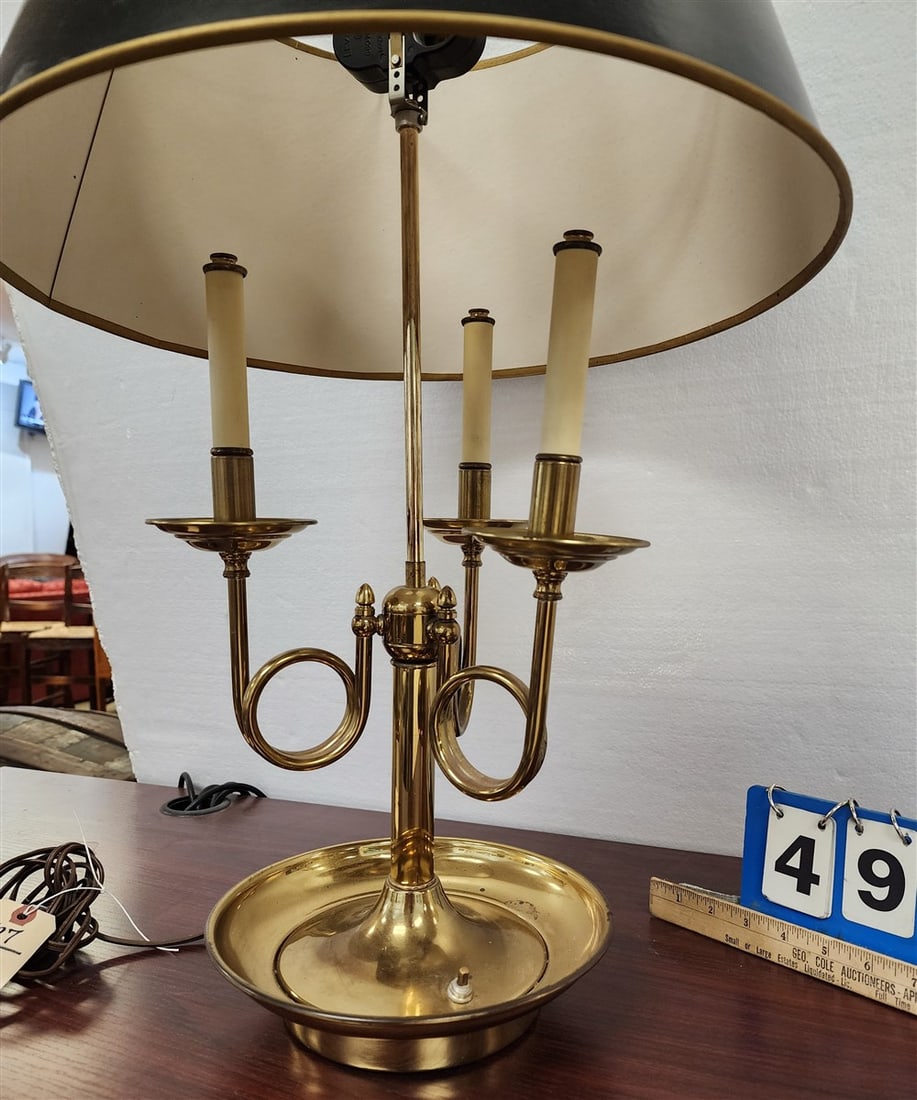 Brass 3 Light Table Lamp 29" - 3