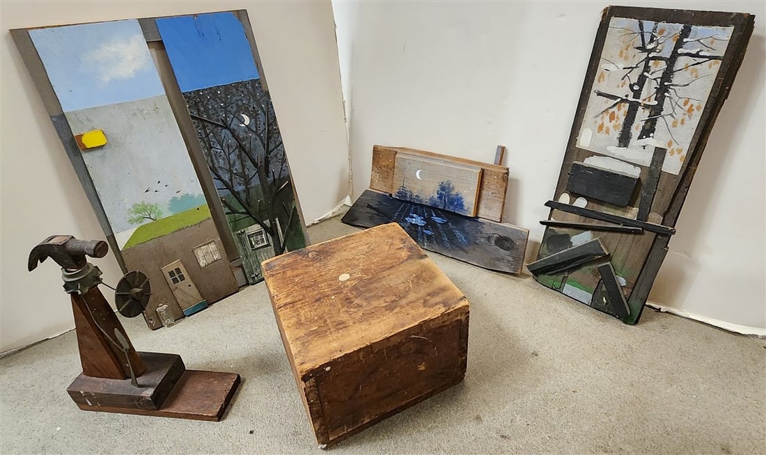 Tub Wood Sculptures By M. Brown 22" X 12", 24" X 9", 14 1/2" X 10 1/2" L X 3 1/2" W: Tub Wood Sculptures By M. Brown 22" X 12", 24" X 9", 14 1/2" X 10 1/2" L X 3 1/2" W