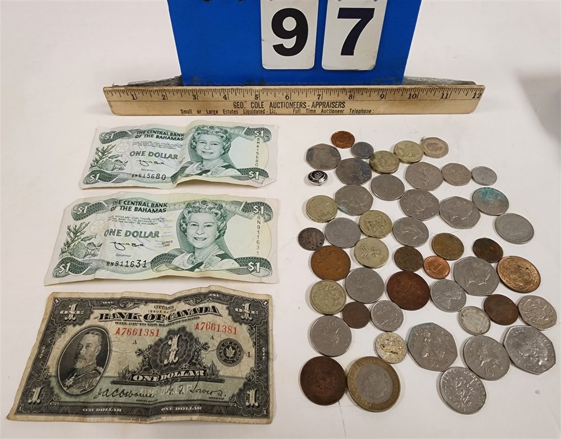 Lot Canadian Coins & Currency (1 of 3)