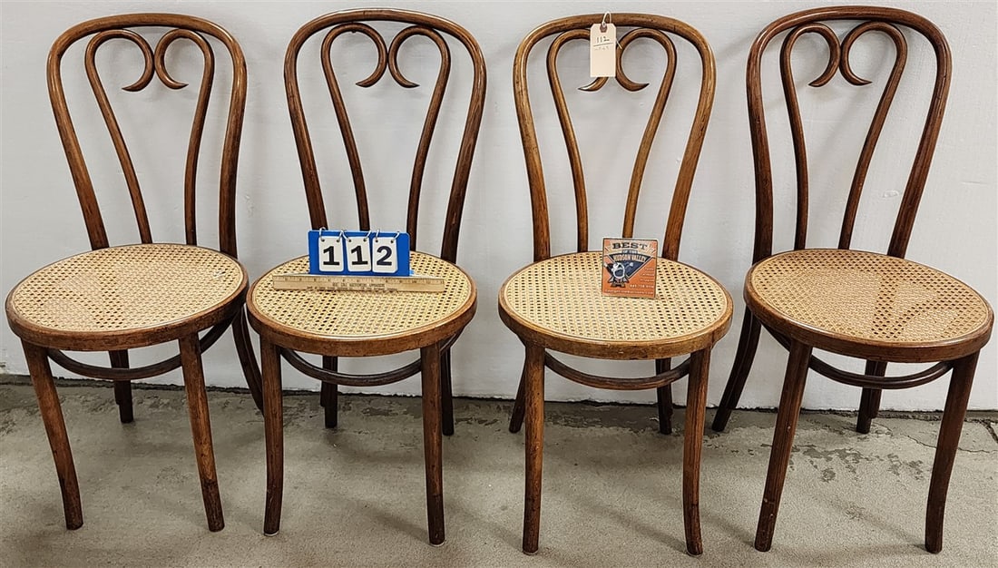 Set 4 Bentwood Chairs (1 of 1)